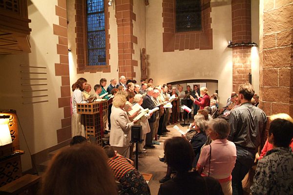 Heinrich-Sch�tz-Kantorei Frankfurt/M., 3.9.2006 / Klicken: Aufnahmen mit der HSKF