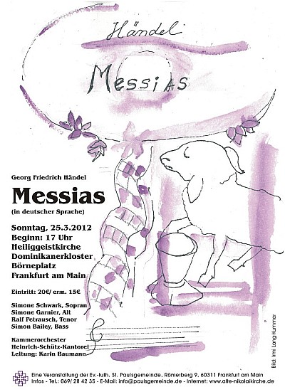 Irmi Lang-Kummer: H�ndel, Messias, Konzert 2012